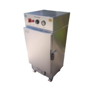 BYRD HAC Analoger Räucherofen aus Edelstahl, Frontansicht, ideal für kleine gastronomische Produktionen.