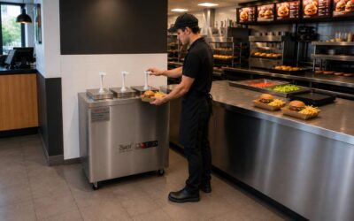 BYRD® Refrigerated Cold Sauce Dispenser: hygiene, order, and efficiency for foodservice